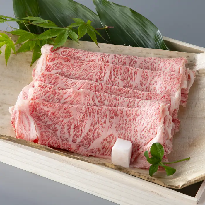 のし・包装対応可【A-6591】実生庵 桐箱入り 近江牛 A５等級 ロース すき焼き用 ５００ｇ［高島屋選定品］