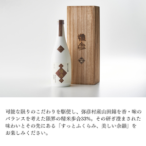 日本酒 泉流 彌彦 PREMIUM33 純米大吟醸酒 720ml 1本 弥彦村産山田錦100%使用 | 新潟 日本酒