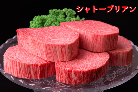 佐賀牛ヒレシャトーブリアン200g×5枚【10ヶ月連続定期便】 (H065141)