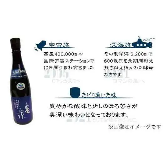純米大吟醸原酒 宇宙深海酒 720ml (火入) ／ 純米大吟醸 辛口 日本酒 お酒 酒 アルコール度数16.5度 亀泉酒造 お取り寄せ ご当地 地酒 美味しい おいしい 常温 配送【株式会社とさもん】 [BQAE049]