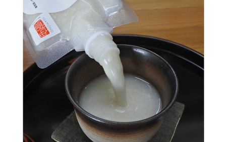 甘酒 伊賀の甘ざけ詰合せ6本 濃いまま（食べる）タイプ3本／ストレートタイプ3本 甘酒 【mnsk0001】