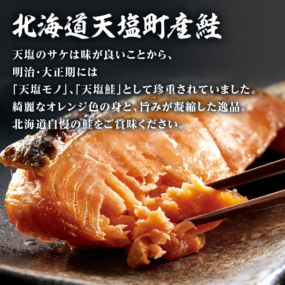 北海道産 鮭の切り身 30g10枚入×5袋〈北るもい漁業協同組合 天塩支所〉