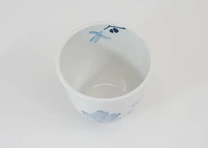 【波佐見焼】　大小ペア２個組のお湯呑 辻が花 【西海陶器】１ １１４６９｜波佐見焼 陶器