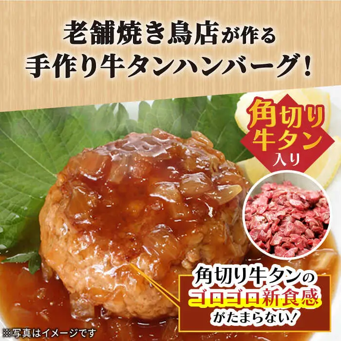 【釣りよか。youtubeで紹介】佐賀産和牛入 牛タンハンバーグ 6個入り ジャポネソース付 はんばーぐ[FCJ079]