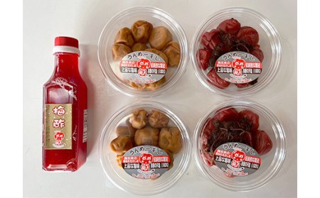手作り「うんめー干し」と梅酢の詰め合わせ（梅干し2種、梅酢1本） 梅干し うめぼし 梅 しそ梅 セット 群馬県 渋川市 F4H-0175