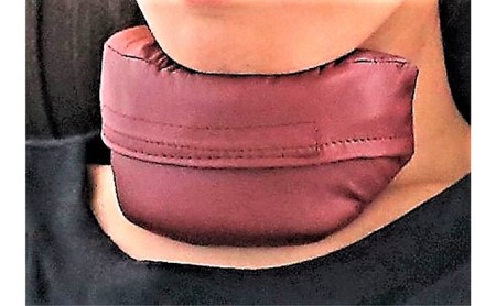 ネックラック「スマホ用」アゴ枕 日用品 雑貨  エンジ