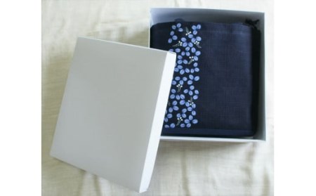 天然藍染手提げバッグ 大 萩柄 工芸品 工芸品 工芸品 工芸品 工芸品 I50 _01