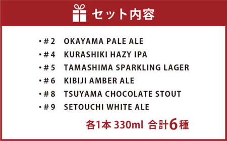 クラフトビール 6本セット OKAYAMA JIMOTO BEER 086  330ml×6本【クラフトビール ビール 地元の贅沢クラフトビール 倉敷ビール お酒 酒 さけ 岡山 倉敷 人気 おすすめ】