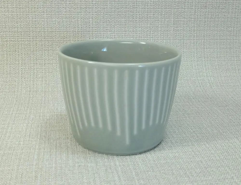 【波佐見焼】225mlのカップ5個組  花ふわりグレー 【西海陶器】 5 30593｜波佐見焼 陶器