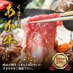 GI認証 くまもとあか牛 すきやき用 500ｇ _U01-1309