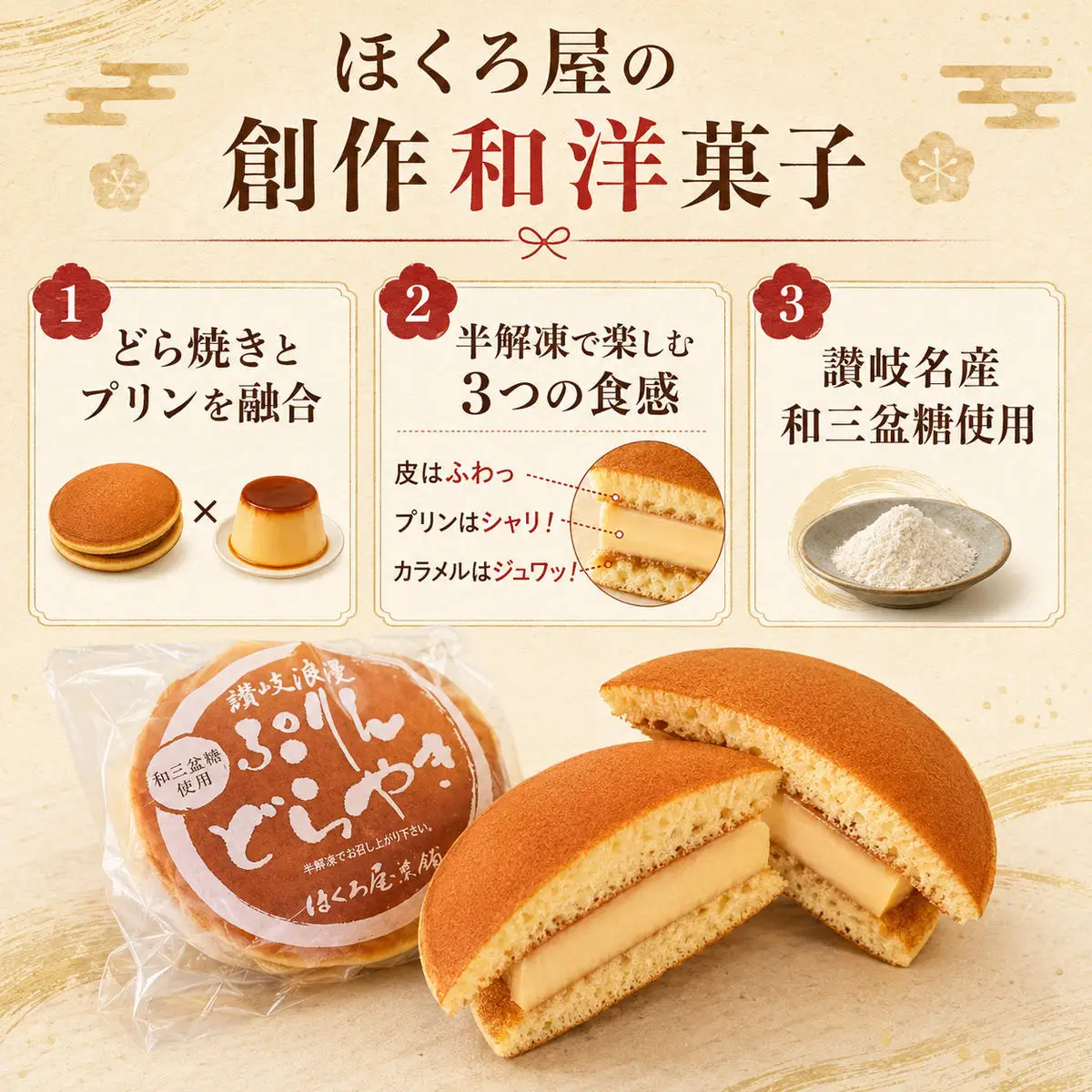 ぷりんどらやき（8個入） お菓子 詰合せ 