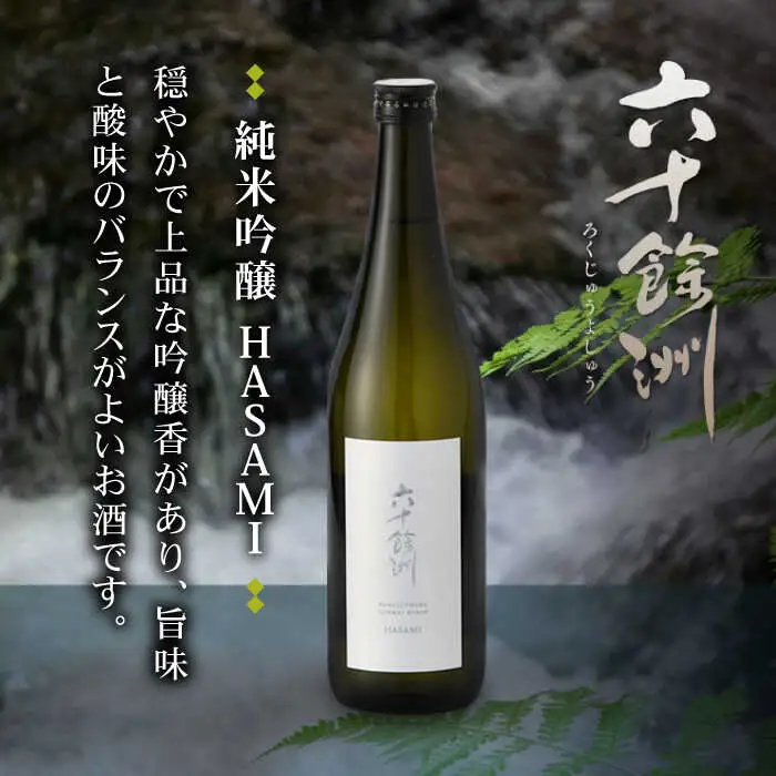 【全3回定期便】六十餘洲 純米吟醸/純米吟醸HASAMI2本セット （各720ml）【今里酒店】[SA27] 