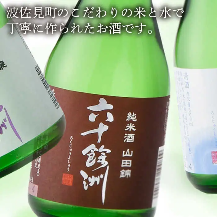 【全12回定期便】六十餘洲 3種ちょい飲みセット 化粧箱入り 吟醸酒 純米酒 冷酒【今里酒造】[SA32] 