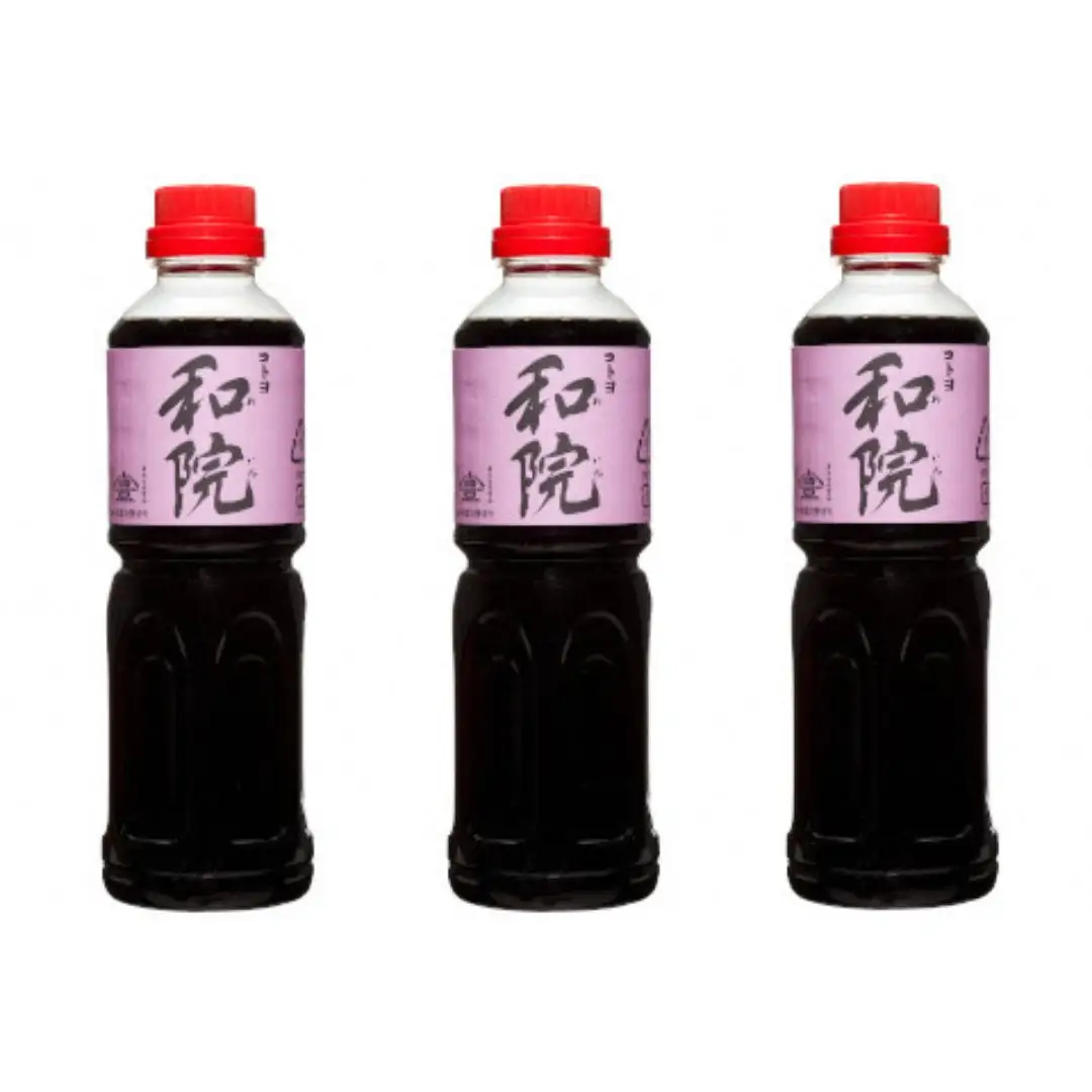 【老舗コトヨ醤油】 4回定期便 コトヨ和院 500ml×3本 (3ヶ月毎×4回) 万能 [だし醤油] 醤油 しょうゆ 杉桶 職人技 手作業 ワイン 甘さ控えめ 調味料 1C15041