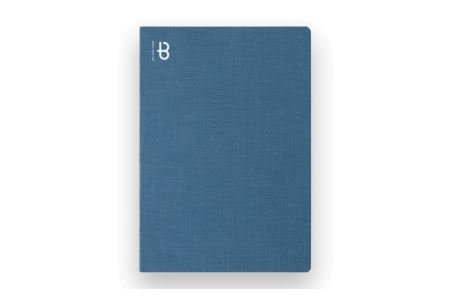 [BOOK NOTE 360°]製本職人が刷毛で仕上げた開きの良い丈夫なノート A5カラー：デニムブルー）【020-001-2】高品質 高級 日本製 文房具 メモ帳 ノート 万年筆 ビジネス 日用品 ギフト