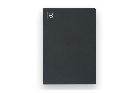 [BOOK NOTE 360°]製本職人が刷毛で仕上げた開きの良い丈夫なノート A5（カラー：ウォームブラック）【020-001-4】高品質 高級 日本製 文房具 メモ帳 ノート 万年筆 ビジネス 日用品 ギフト