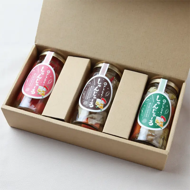 割烹料亭の和風ピクルス 3本おまかせセット