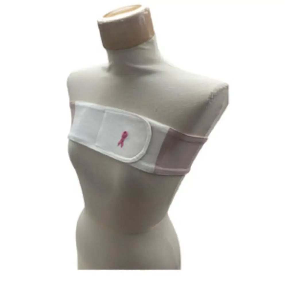 あなたの胸をやさしくサポート バストリボン M （80～95cm） 圧迫 固定バンド 乳がん患者 乳房再建手術後 胸の形を美しく保つ バンド 日本製 国産 広島県 呉市 ku062-002-m-r