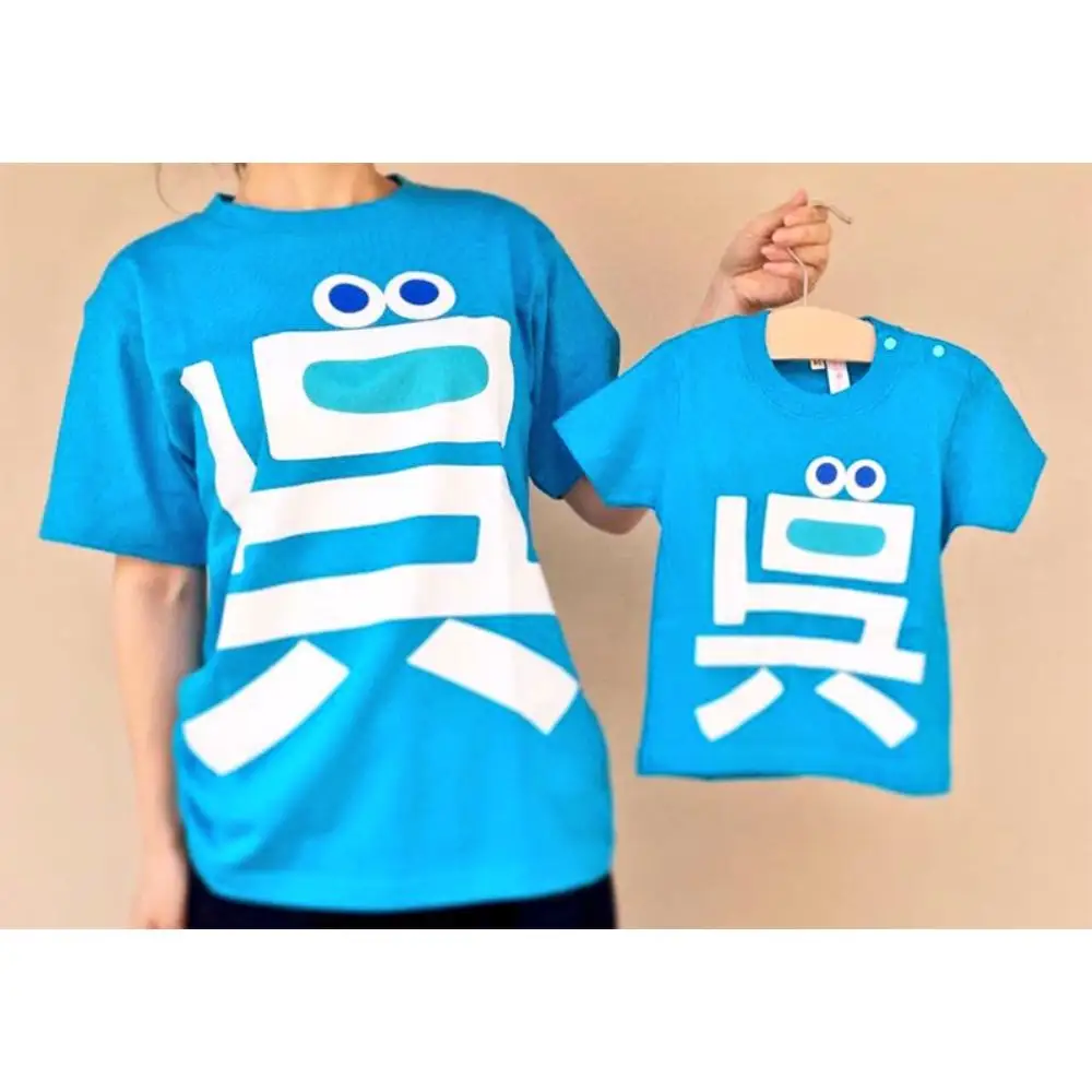 呉氏Tシャツ(L：胸囲110・着丈74）・キーホルダーセット かわいい ご当地 キャラクター くれし 広島県 呉市 ku091-013-l-r