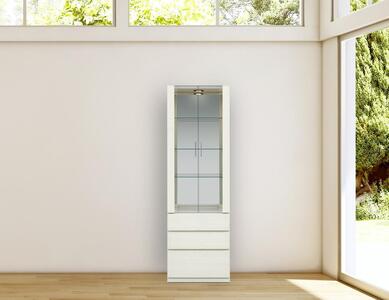 ヴァイス 幅280cm 壁面収納セット テレビボード テレビ台 コレクションボード キャビネット リビング収納 ガラス棚 高級 大川家具 LEDライト【開梱設置】