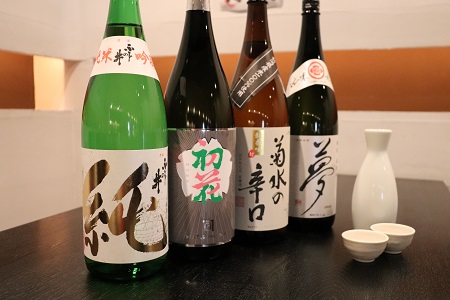 新発田の蔵元飲み比べセット 1.8L×4本 【 地酒 日本酒 新潟県 新発田市 純米吟醸 飲み比べ 一升瓶 1800ml 4本 1.8L 菊水 王紋 金升 ふじの井 E06_01 】 