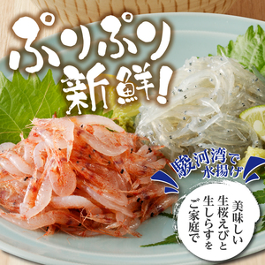 お刺身・生桜えび、生しらす・各2 (a10-906)