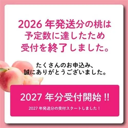 【2027年(来年)発送　先行受付】山梨旬の桃 約2kg(5～7玉)【配送不可地域：離島・沖縄県】【1017345】