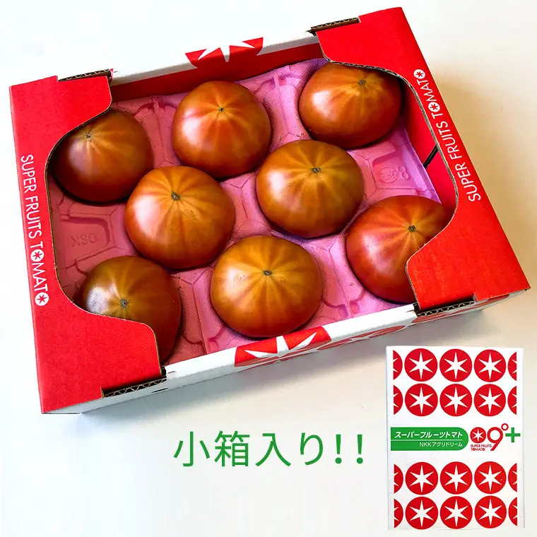 《 2027年 収穫分 》2～6月配送 スーパーフルーツトマト 小箱 約800g × 1箱  (7～13玉/1箱) 糖度9度以上 先行予約 茨城県 桜川市 KEK 国産 トマト フルーツトマト ブランドトマト 野菜 ギフト 贈答 青空レストラン アド街ック天国 グッドモーニング 黄金のワンスプーン 昼めし旅 [BC068sa]