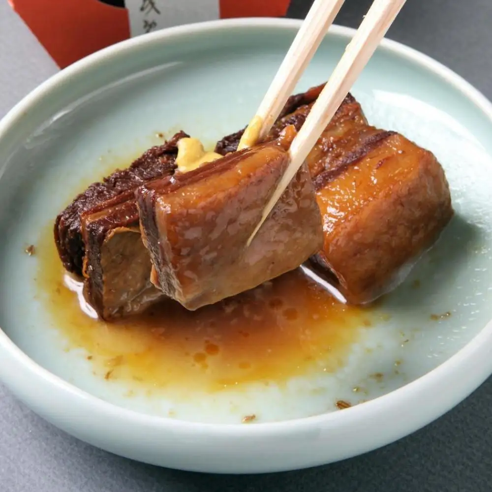 名古屋白壁の料亭か茂免　板前仕込 国産豚使用「ぶた角煮」