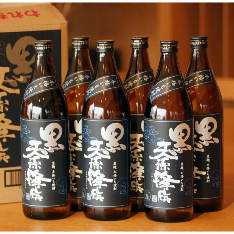 【宮崎限定】芋焼酎「黒天孫降臨」20度 900ｍｌ×6本セット＜23-27a＞酒 焼酎 アルコール 西都市