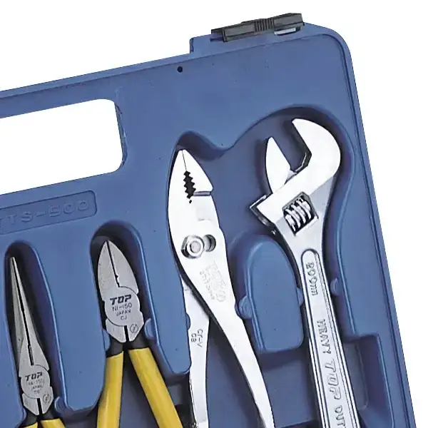 [トップ工業] DIYにも便利 家庭用工具16点セット （工具セット）日曜大工 家庭常備工具【044P001】