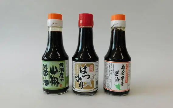 卓上セットA（はつかり醤油、丹波産の山椒醤油、三宅島島唐辛子醤油）各1個 ／ しょうゆ しょう油 埼玉県