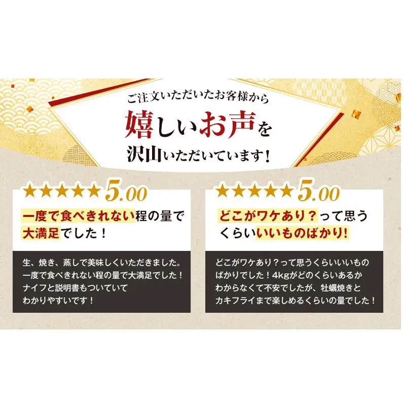 4月配送 訳あり ハーフ 規格外 牡蠣 北海道厚岸産 殻付カキ 約2kg（11～25個）カキナイフ付 生食 魚貝類 生牡蠣 かき 生カキ カキフライ マルえもん いびつな形 四季によって違う味わい コクがあり濃厚