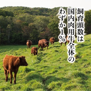 山形村短角牛ステーキ モモ 肩ロース 計1.3kgセット｜ステーキ 牛肉