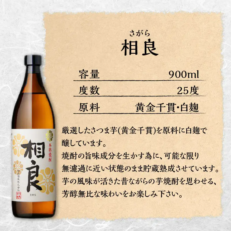 【相良酒造】焼酎 白・黒 グラス セット K004-003