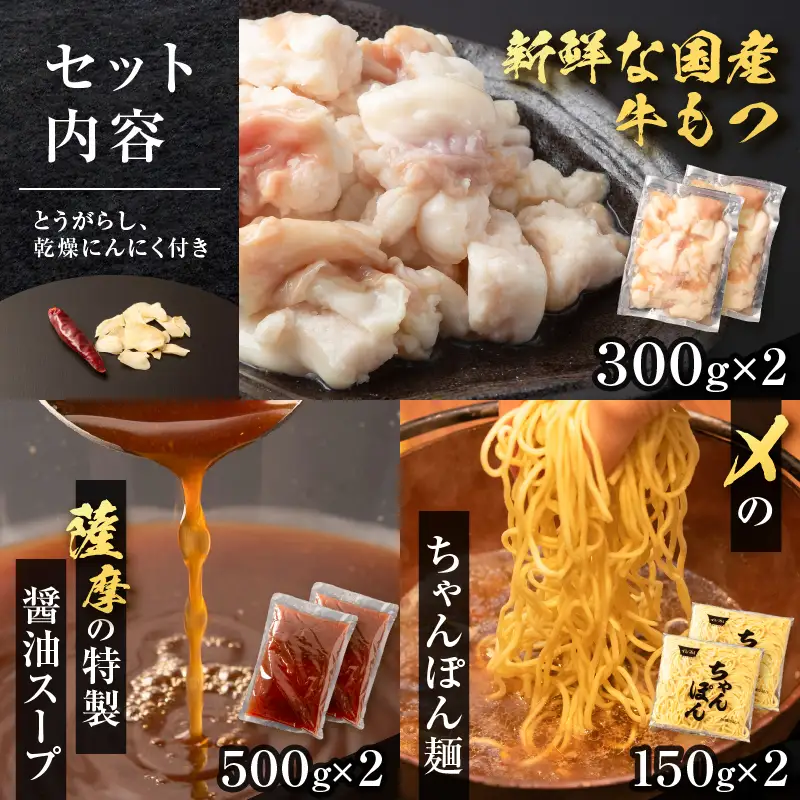 寺師 の 国産牛 もつ鍋 セット 4～5人前 K005-001 肉 牛肉 冷凍