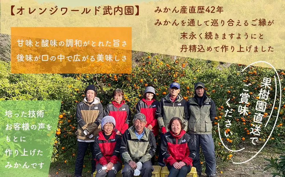 【先行受付】 武内園 和歌山県産 有田みかん 特選 秀品 5kg   完熟 光センサー