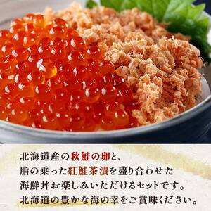 ＜熨斗なし・簡易包装のみ＞ 釧路おが和 鮭といくらの親子丼セット イクラ サケ しゃけ 秋鮭いくら 父の日 母の日 お中元 贈答 ギフト 御中元 贈り物 手土産 熨斗 のし ラッピング プレゼント F4F-8248