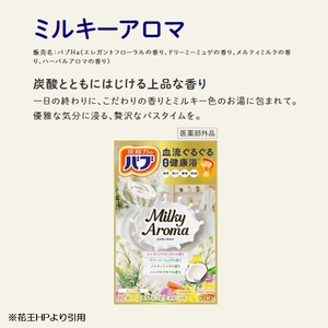 SA2995　花王バブ ミルキーアロマ 12錠入×6箱