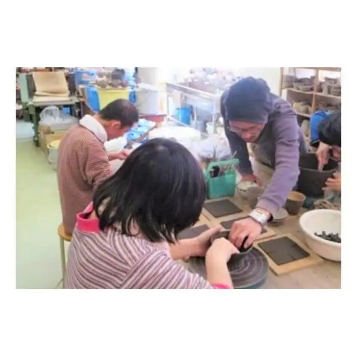 【手作り】陶器製箸置き・お皿＆布製ポーチセット // 皿 お皿 