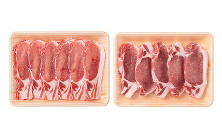 山形豚 ロース しゃぶしゃぶ用 600g & ロース とんかつ用 750g 山形県産 銘柄豚 認定 ブランド豚 豚肉 山形県 南陽市 [1837]