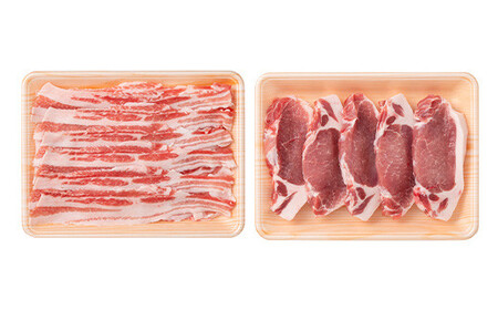 山形豚 バラ しゃぶしゃぶ用 600g & ロース とんかつ用 750g 山形県産 銘柄豚 認定 ブランド豚 豚肉 山形県 南陽市 [1839]