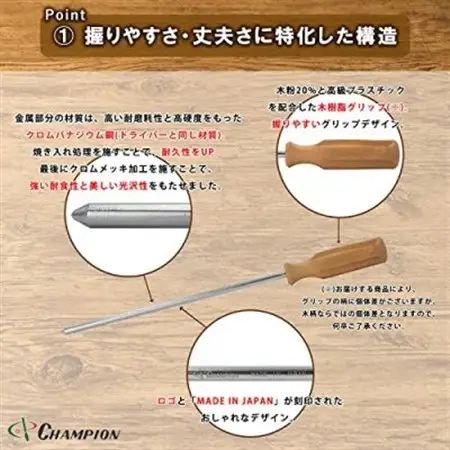 チャンピオンツールのペグ 4本セット グリップ付き 収納袋付 キャンプやアウトドアに_雑貨・日用品 アウトドア用品 スポーツ・アウトドア用品   雑貨・日用品 キャンプ用品 スポーツ・アウトドア用品 _【1395855】