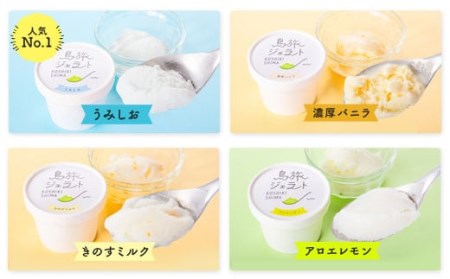島旅 ジェラート 80ml×6種8個 セット アイス　AS-590