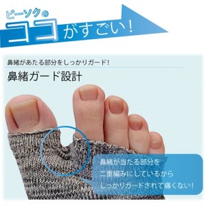 ビーソク　5色組 ／ 日本製 フリーサイズ 靴下 ソックス レディース　メンズ トゥーレス 5本指 指なし サンダル ビーチ げんべい商店 三笠 コラボ ふるさと納税 奈良県 葛城市【mika041】