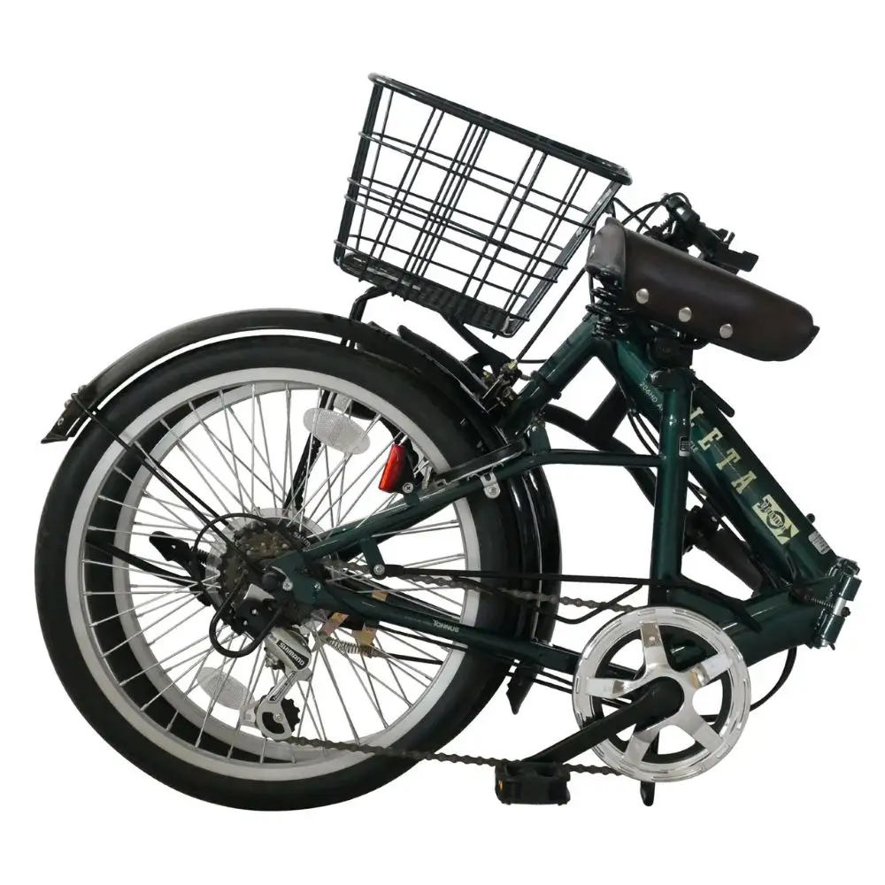 ノーパンク 折りたたみ自転車 VELETA 20インチ White 送料無料 全国配送離島含│自転車 完成品 組み立て不要 空気入れ不要 パンクしない 通勤 通学 サイクリング 新生活 武田産業 三重県 四日市市 ふるさと納税