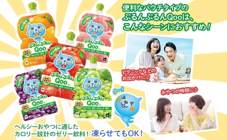 ゼリー飲料ミニッツメイドQooりんごゼリー飲料【125g×30本】【定期便3ヵ月】