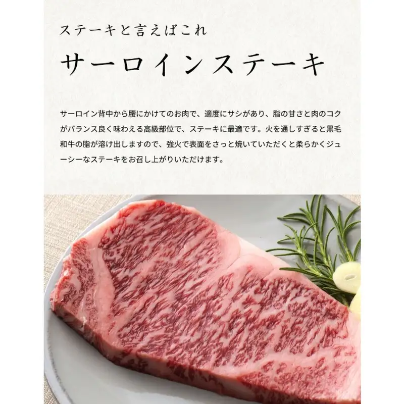熊野牛A4以上ヒレシャトーブリアンステーキ100g×2枚＆霜降りサーロインステーキ180g×2枚【uot766】