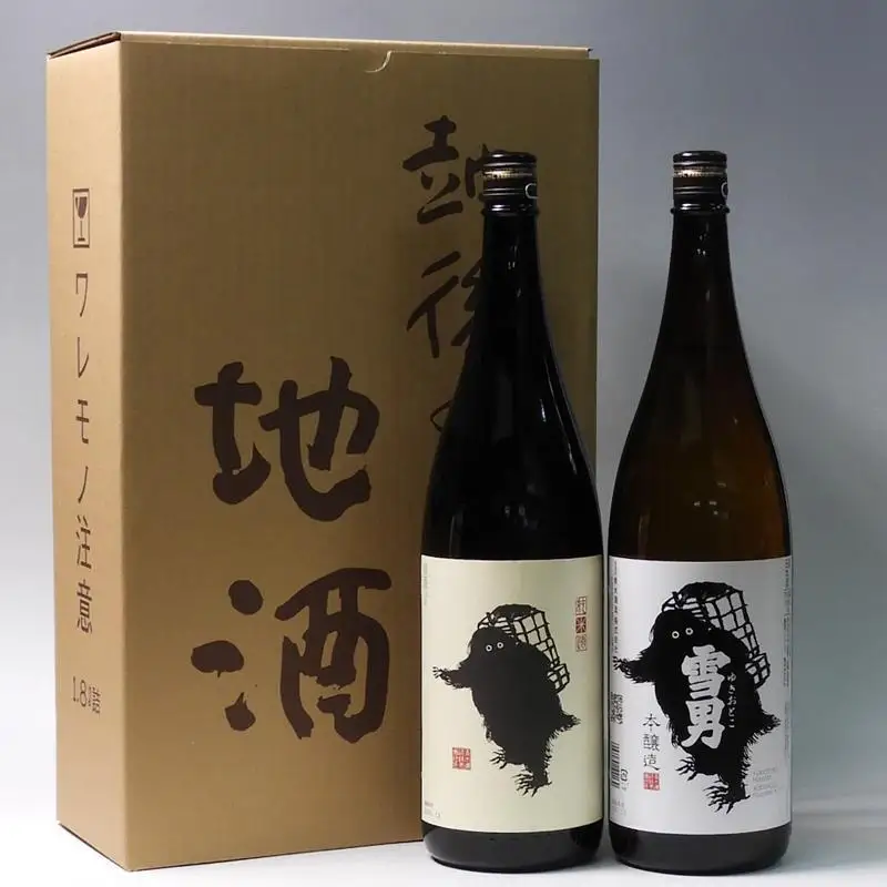 日本酒 鶴齢 雪男 純米・本醸造 1800ml×2本セット｜新潟