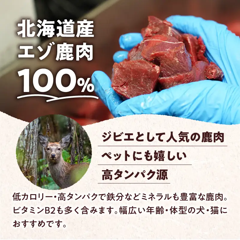 【5営業日以内に発送】【 アスランエゾベニソン ジャーキー 40g 各種2個セット 160g 】 T012-014 ペット用品